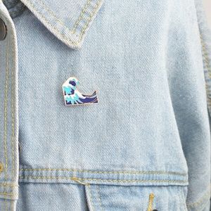 Blue Wave Tac Pin Brooch #Bluewave